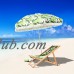 Astella Lush Paradise 6.5 ft. Beach Umbrella with Carry Bag and Sand Bag   